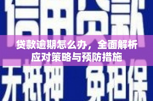 建华贷款逾期怎么办，全面解析应对策略与预防措施