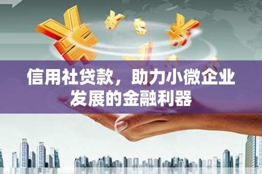 建华信用社贷款，助力小微企业发展的金融利器