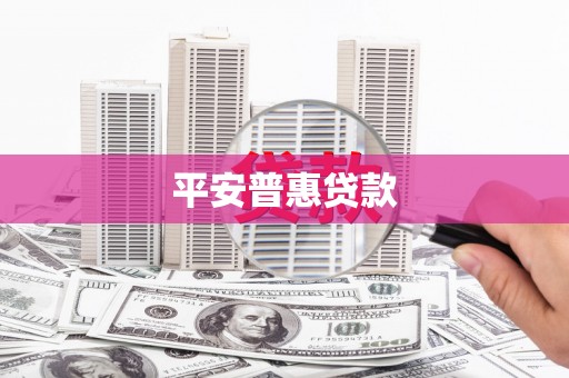 建华平安普惠贷款