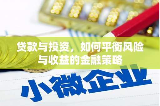 建华贷款与投资，如何平衡风险与收益的金融策略